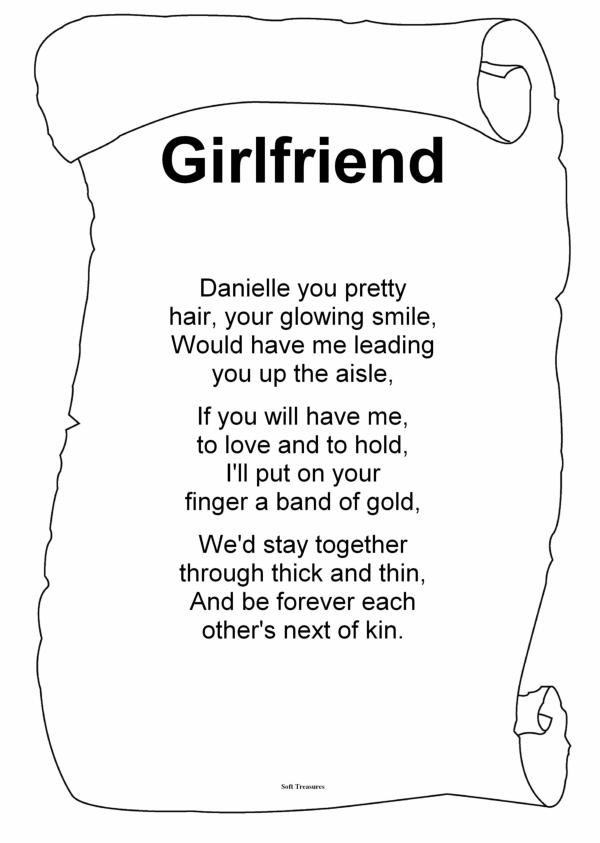 Love Poems For Girlfriend